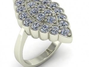 Engagement Ring for woman 3D 프린트 모델