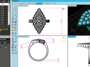 Engagement Ring for woman 3D 프린트 모델