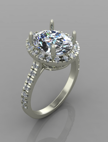 Coctail ring 3d print model 3D Print Model .c4d .max .obj .3ds .fbx .stl .blend 