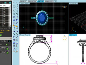 Coctail ring 3d print model 3D Print Model