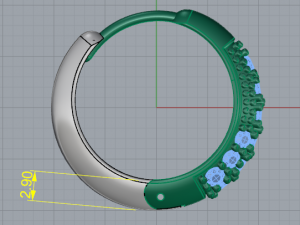 4 Earrings for women 3D Print Model