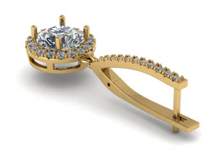 8 Earrings 3D Print Model