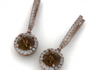 8 Earrings 3D Print Model