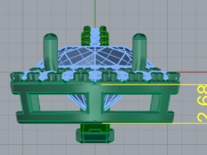 8 Earrings 3D Print Model