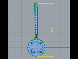 8 Earrings 3D Print Model