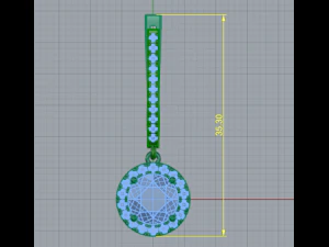 8 Earrings 3D Print Model