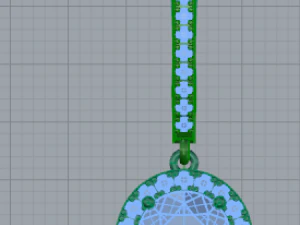 8 Earrings 3D Print Model