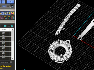 8 Earrings 3D Print Model