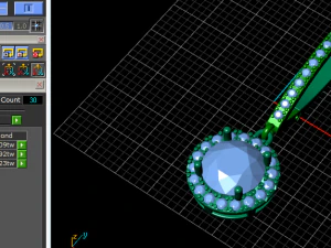 8 Earrings 3D Print Model