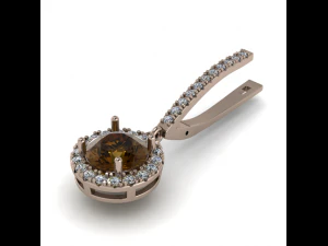 8 Earrings 3D Print Model