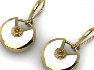 Earrings Model Cetak 3D