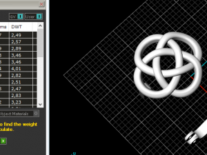 12 Earrings Symbol-KNOT OF ENDLESS LUCK 3D 打印模型