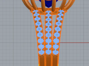 13 Womens ring with stones 3D Print Model