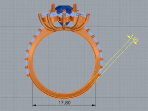 15 Ring for women 3D Print Model