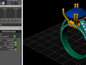 16 Ring for women Model Cetak 3D
