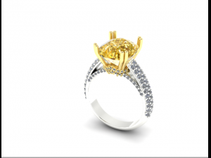 16 Ring for women Model Cetak 3D