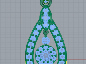 21 Female pendant 3D Print Model
