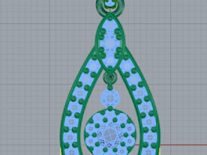 21 Female pendant 3D Print Model