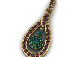 21 Female pendant 3D Print Model