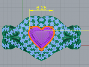 26 Female ring Model do druku 3D