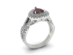 26 Female ring Model do druku 3D