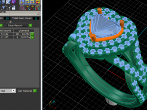 26 Female ring Model do druku 3D