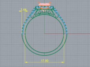 27 Ring 3D Print Model