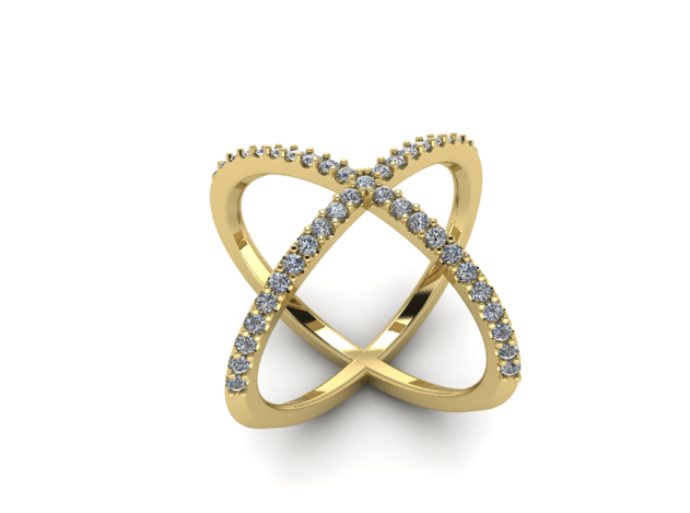 29 ruciform ring 3D Print Model .c4d .max .obj .3ds .fbx .stl .blend 