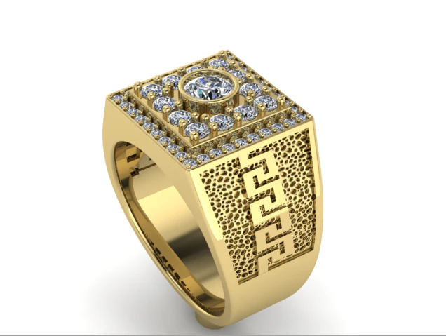 30 Man ring 3D Print Model .c4d .max .obj .3ds .fbx .stl .blend 