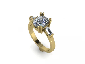 31 Pierścionek damski Model do druku 3D