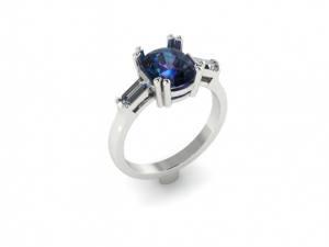 31 Womens ring 3Dプリントモデル