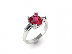 31 Womens ring 3Dプリントモデル