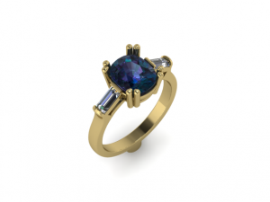 31 Womens ring 3Dプリントモデル