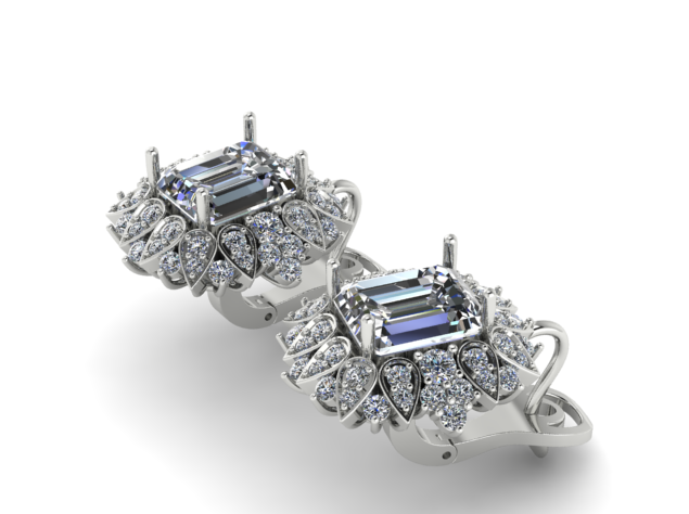 32 Earrings 3D Print Model .c4d .max .obj .3ds .fbx .stl .blend 
