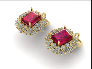 32 Earrings 3D Print Model