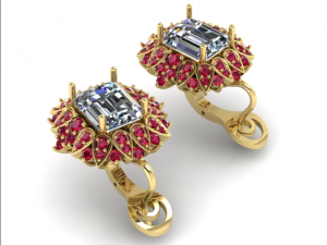 32 Earrings 3D Print Model