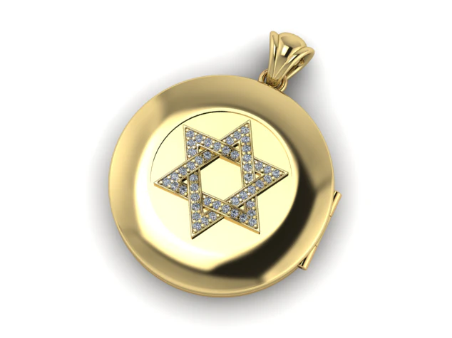 33 Magen Dev Pendant 3D Print Model .c4d .max .obj .3ds .fbx .stl .blend 