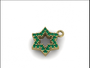 34 Pendant star 3D प्रिंट मॉडल