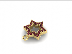 34 Pendant star 3D प्रिंट मॉडल