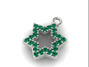 34 Pendant star 3D प्रिंट मॉडल
