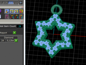 34 Pendant star 3D प्रिंट मॉडल