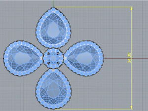35 Female pendant 3D Print Model