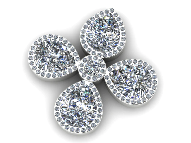 35 Female pendant 3D Print Model .c4d .max .obj .3ds .fbx .stl .blend 