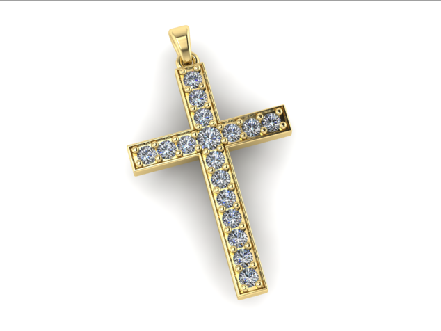 37 Cross 3D Print Model .c4d .max .obj .3ds .fbx .stl .blend 