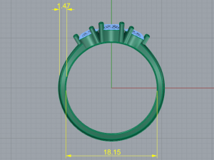 Ring 38 Modello di stampa 3D