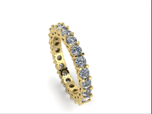 40 Ring with lumps 3D Baskı Modeli