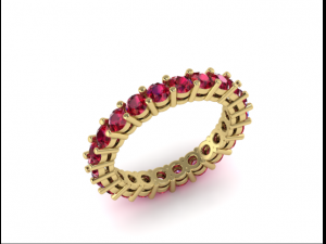 40 Ring with lumps Model Cetak 3D