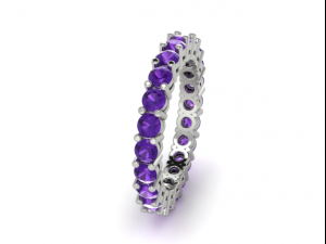 40 Ring with lumps Model Cetak 3D
