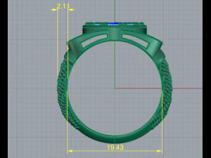 41 Man ring 3D Print Model