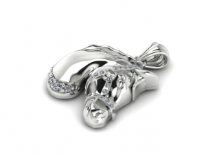 42 Pendant in the form of a horse Model Cetak 3D